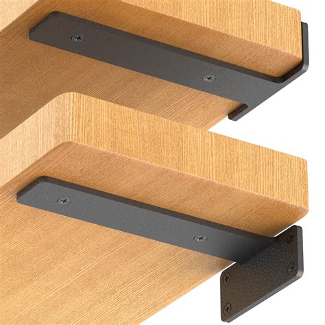 1 inch thick metal pipe shelf brackets|diy industrial pipe shelf brackets.